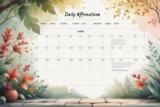 Empower Your Mind: A Daily Affirmation Calendar for Positivity and Growth